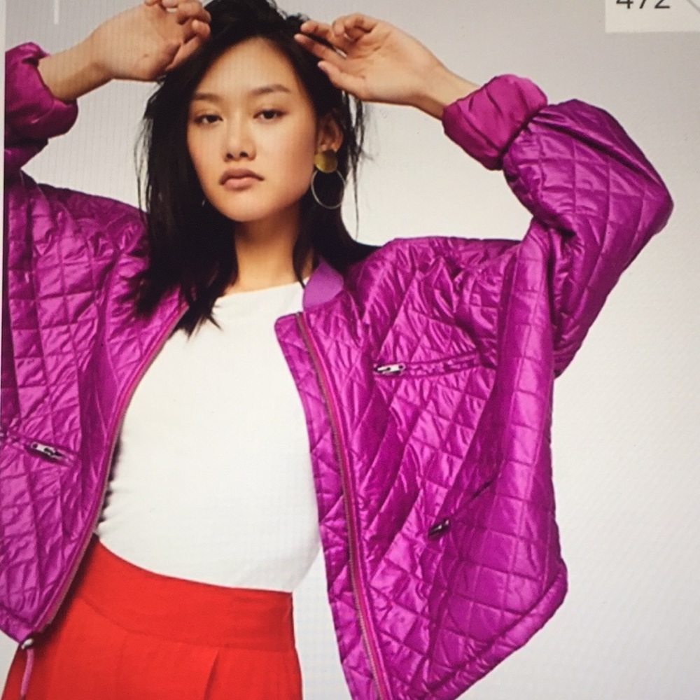 Free People Easy Quilted Bomber -NWT-L - Picture 4 of 8